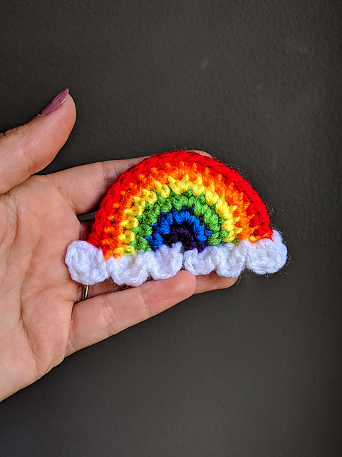 Rainbow brooch deals