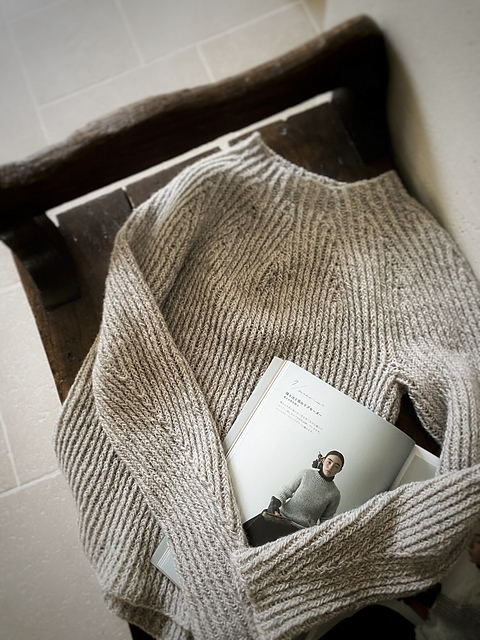 I Falling Rain Ribbed Pullover