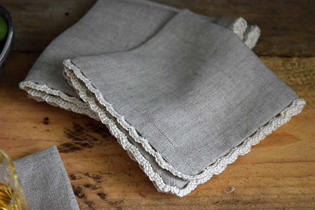 Edged Linen Napkin