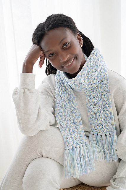 Egyptian Blue Scarf