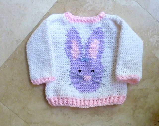 Bunny Love Baby Sweater