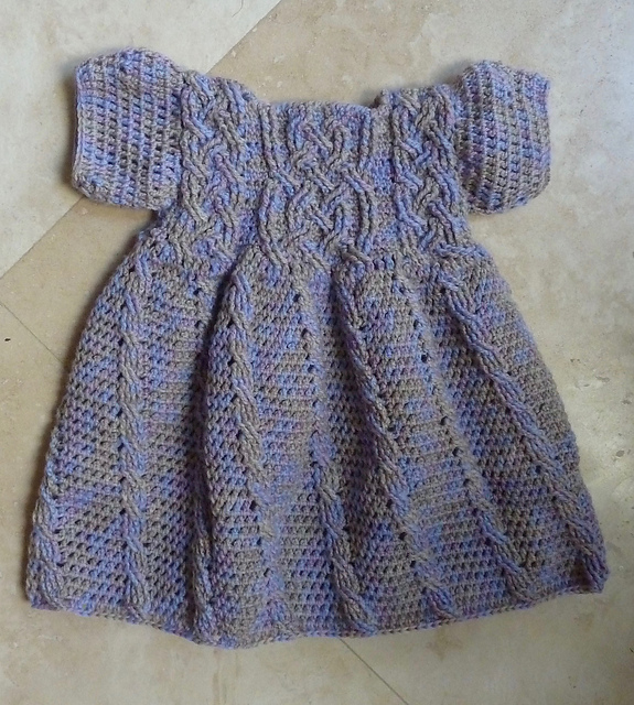 Rapunzel Cable Baby Dress