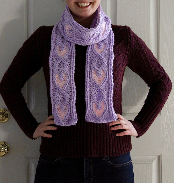 Celtic Princess Cable Scarf