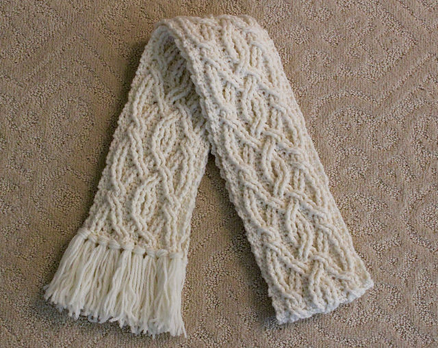 Yorkshire Cable Scarf