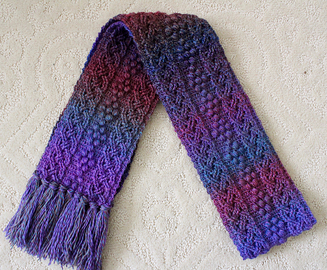 Pebble Cove Cable Scarf