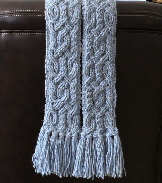 Provence Cable Scarf