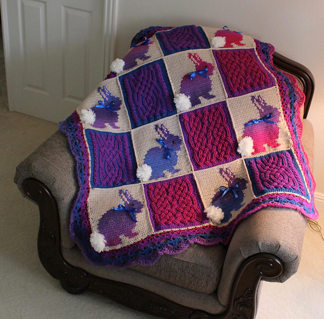 Bunny Cable Blanket