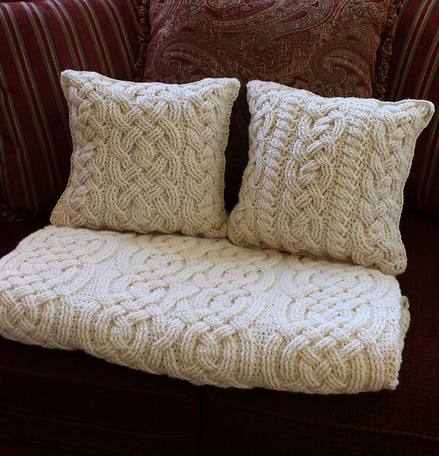 Skara Brae Cable Pillows