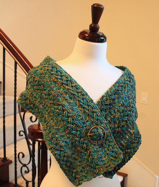 Botany Cable Shawl
