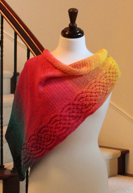 Celtic Dawn Shawl