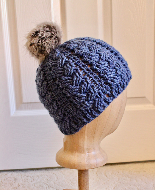 Worsted Cobblestone Cable Hat