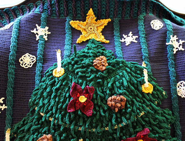 Winter Solstice Cable Blanket