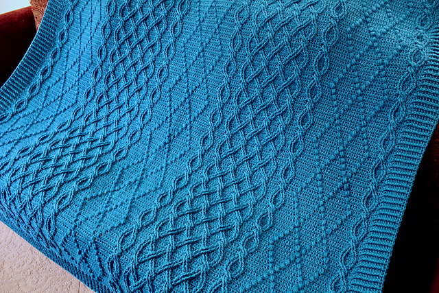 Moon River Cable Blanket