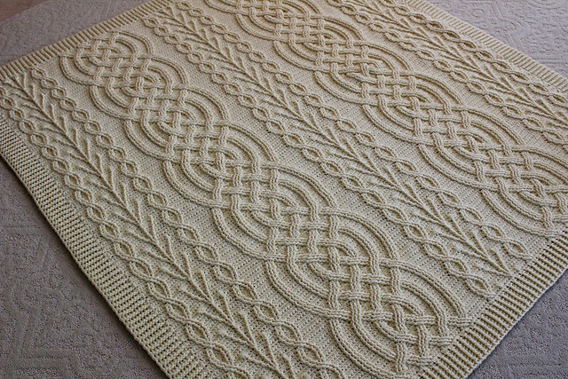 Highland Journey Cable Blanket