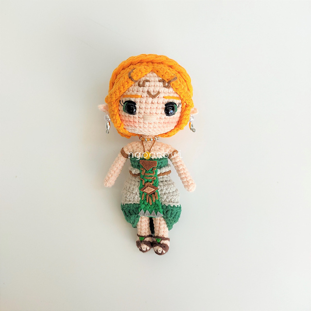 Ravelry: Zelda tears of the kingdom crochet doll pattern by ngoc novi