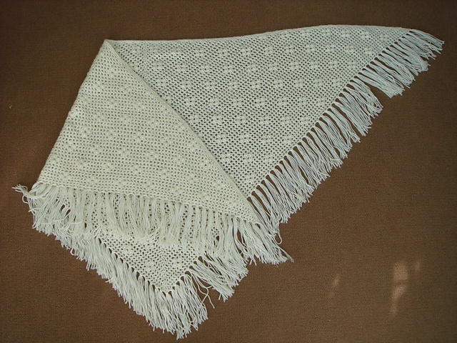 #n Triangular shawl