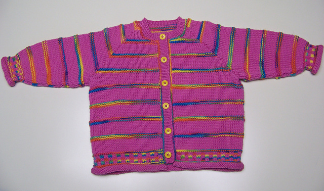 Striped Baby Cardigan
