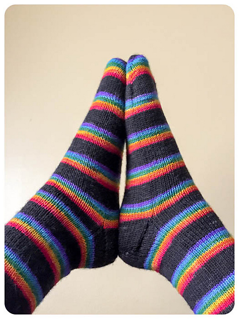 The Queen's Toe up Sock