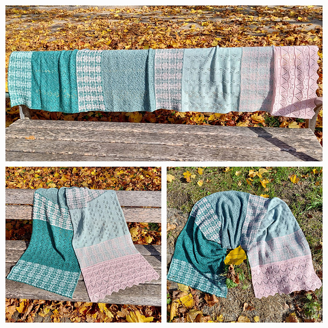 Shawl WINTERFLOWERS