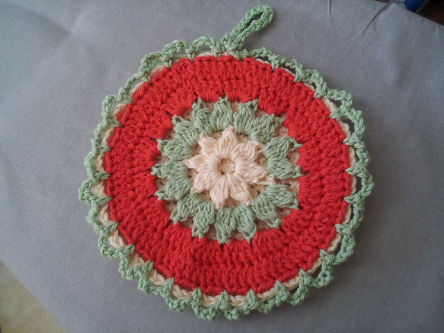 Strawflower Potholder