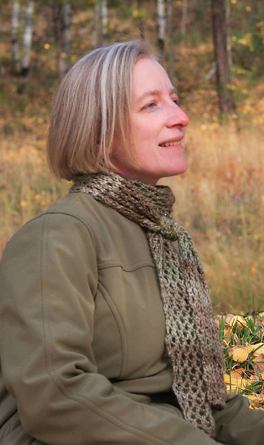 Ponderosa Snowfall Scarf