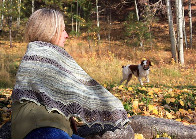 Crevasse Shawl