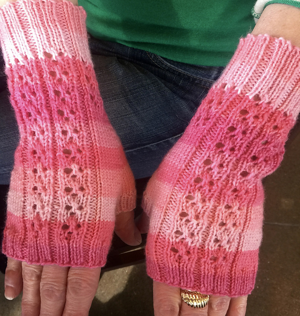 Fancy Fingerless Mitts