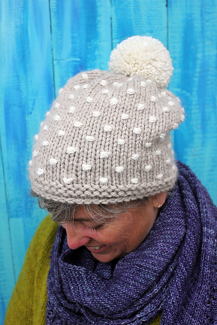 Polka Knot Hat