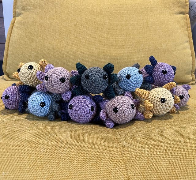 Lucy the Axolotl Amigurumi — foto 5