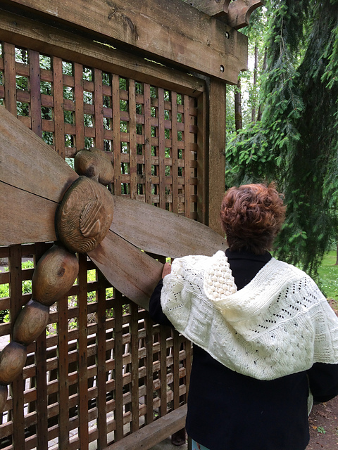 Serenity Garden Scarf or Wrap