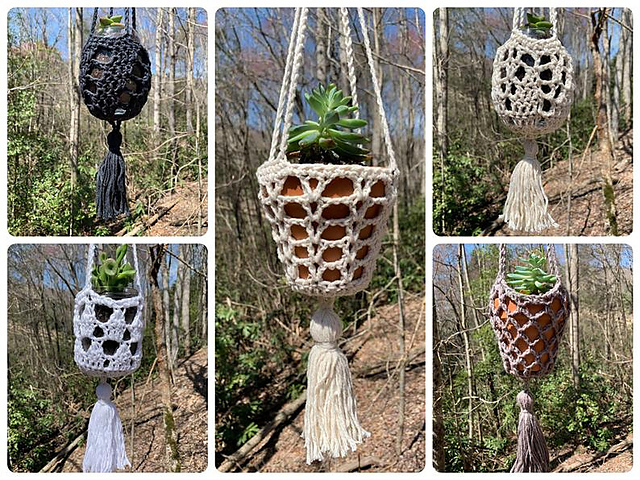 5 Hanging Planters