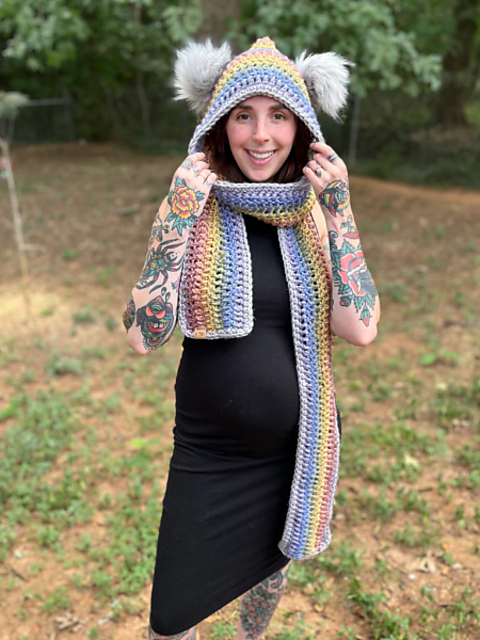 Pixie Hooded Scarf