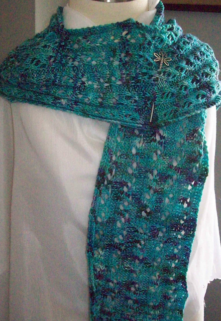 Helen's Waterfall lace Scarf