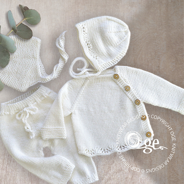 Ravelry: Baby Sweet Pea Set P223 pattern by OGE Knitwear Designs
