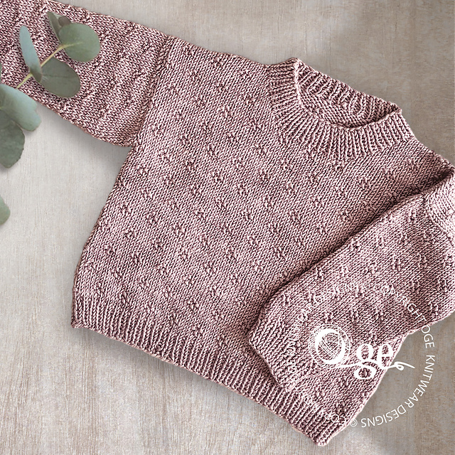 【DEARMINE】Snuggle Hatch Dangara Knit Ravelry: Lantana Sweater - P284 pattern by OGE Knitwear Designs
