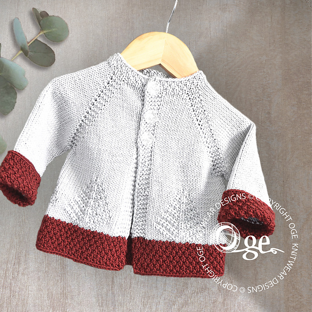 P138 Fir Christmas' cardigan
