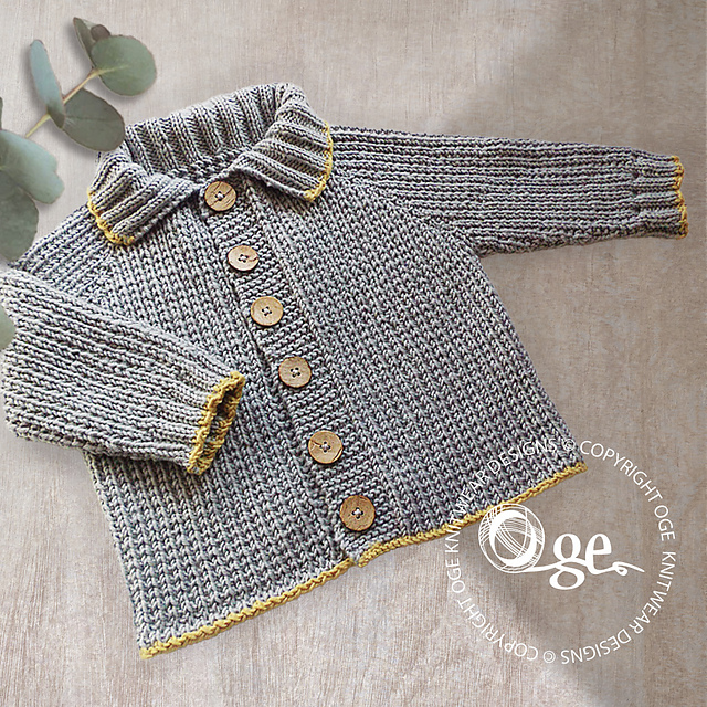 Top down 'Mock Fisherman's Rib' Jacket P058