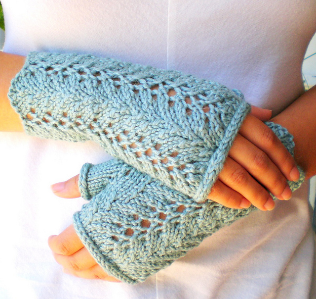 Vines Fingerless Gloves