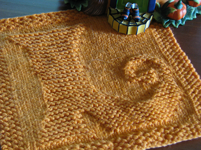 Witch's Shoe Dishcloth