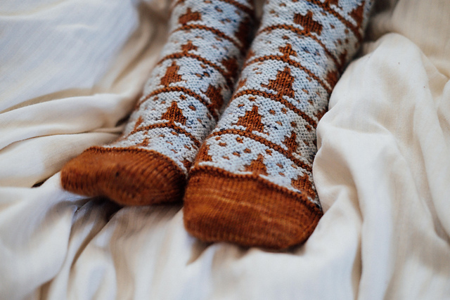 Pines and Needles Socks