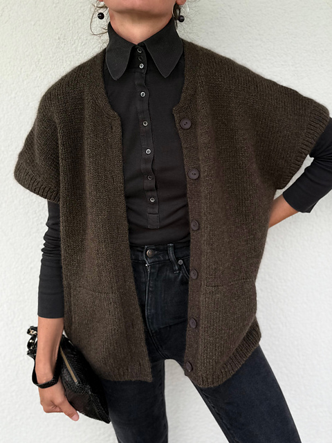 Ravelry: Not So Basic Vest pattern by ohwhata knit