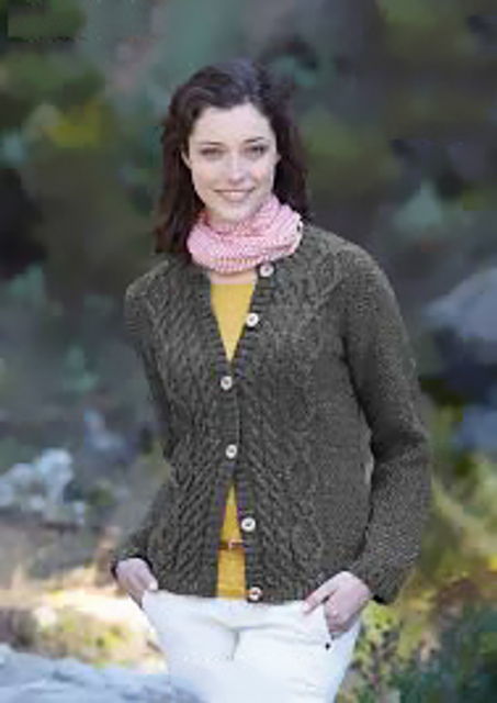 Cabled Cardigan