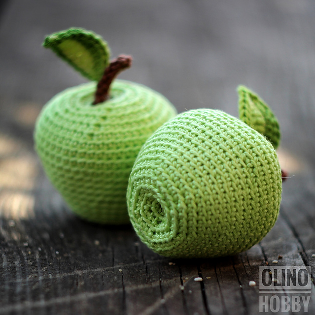 APPLE amigurumi food