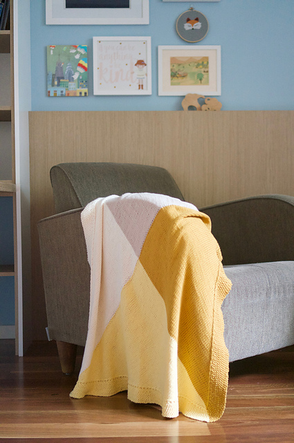 Four way stop baby blanket