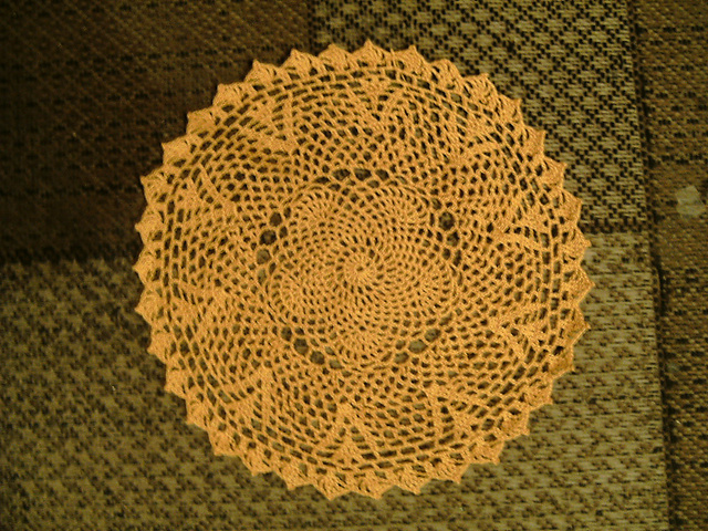 Tulip Garden Doily