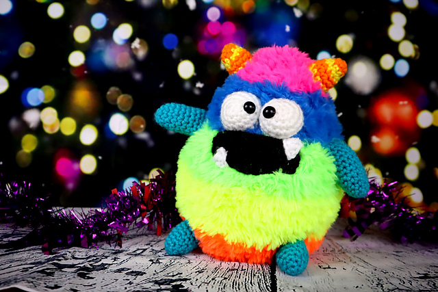 Fuzzy Monster Amigurumi