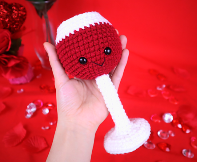 Wine Glass Amigurumi