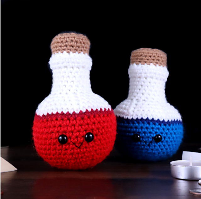Potion Bottle Amigurumi
