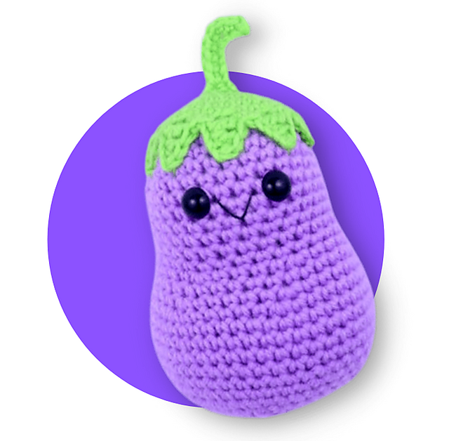 Eggplant Amigurumi