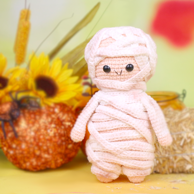 Freaky Halloween Mummy Amigurumi